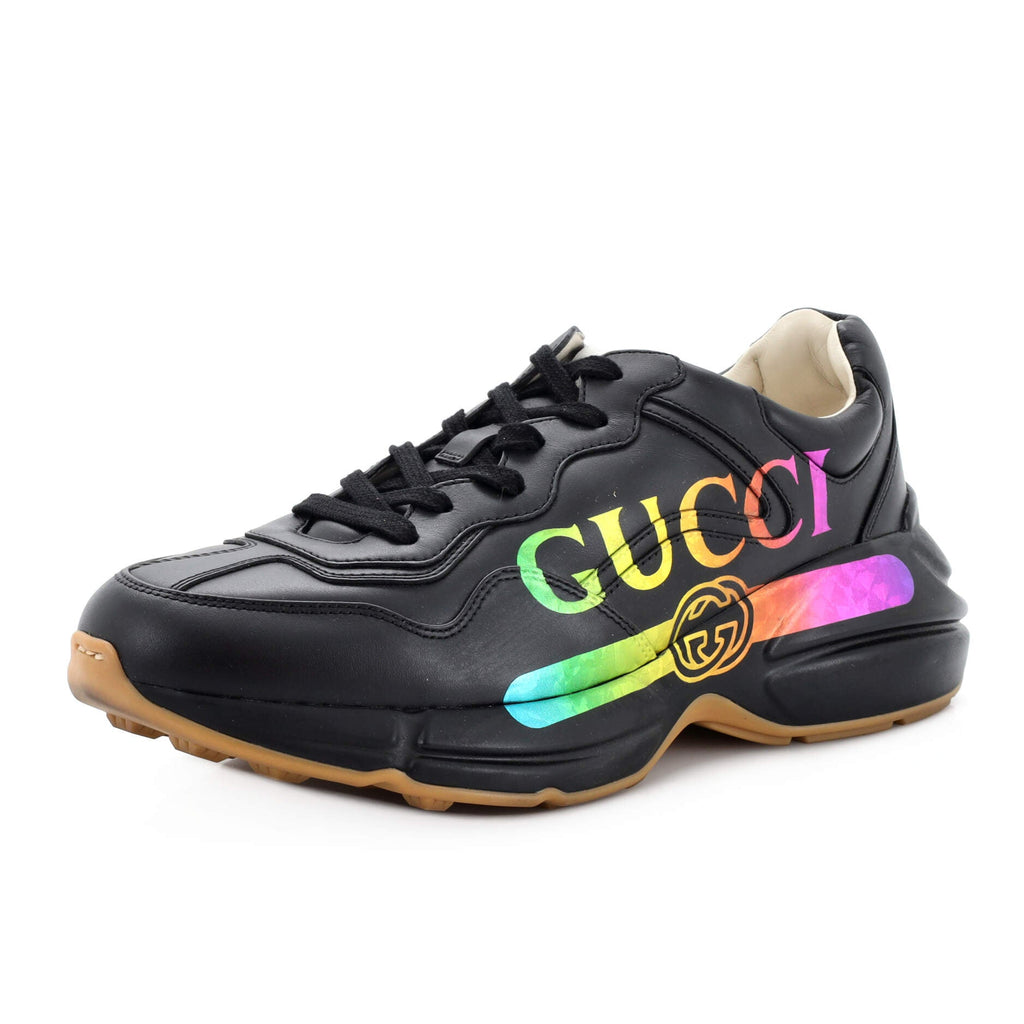 Rhyton Sneakers Printed Leather