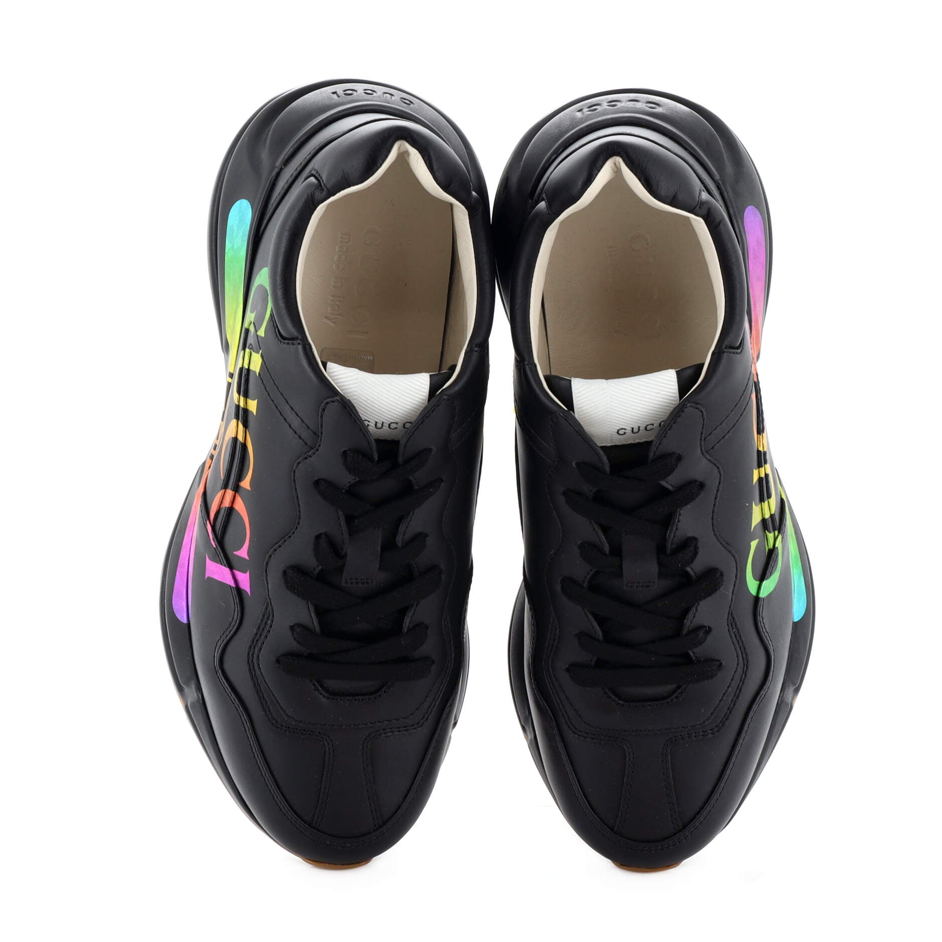 Rhyton Sneakers Printed Leather