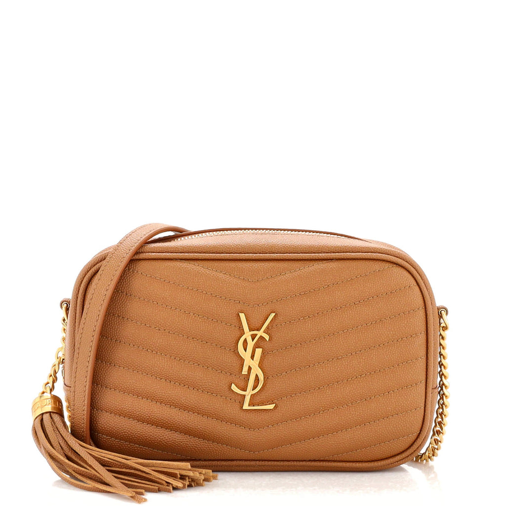 Lou Camera Bag Matelasse Chevron Leather Mini