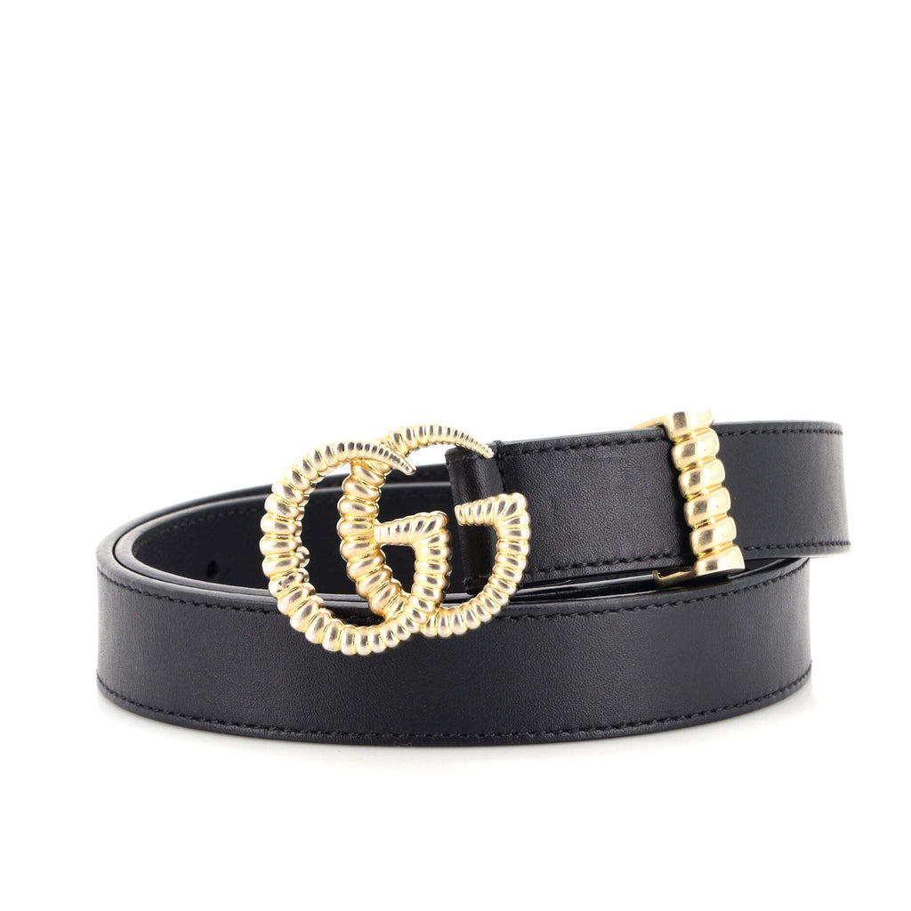 Torchon GG Marmont Belt Leather Wide 75