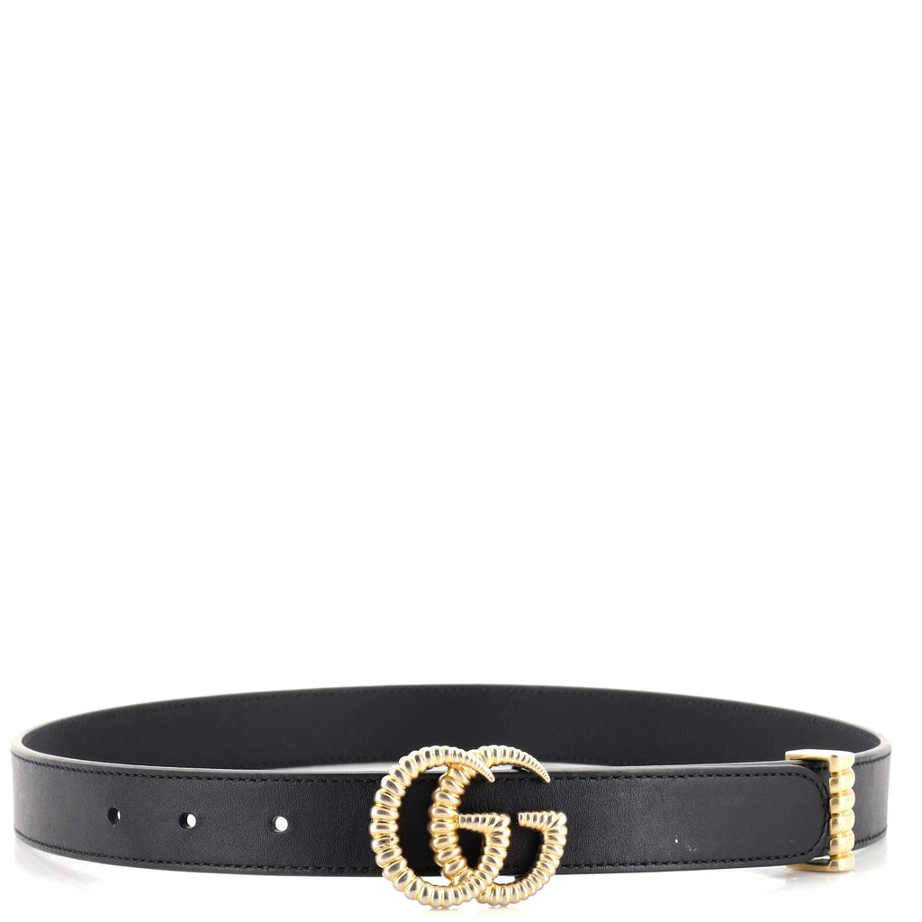 Torchon GG Marmont Belt Leather Wide 75