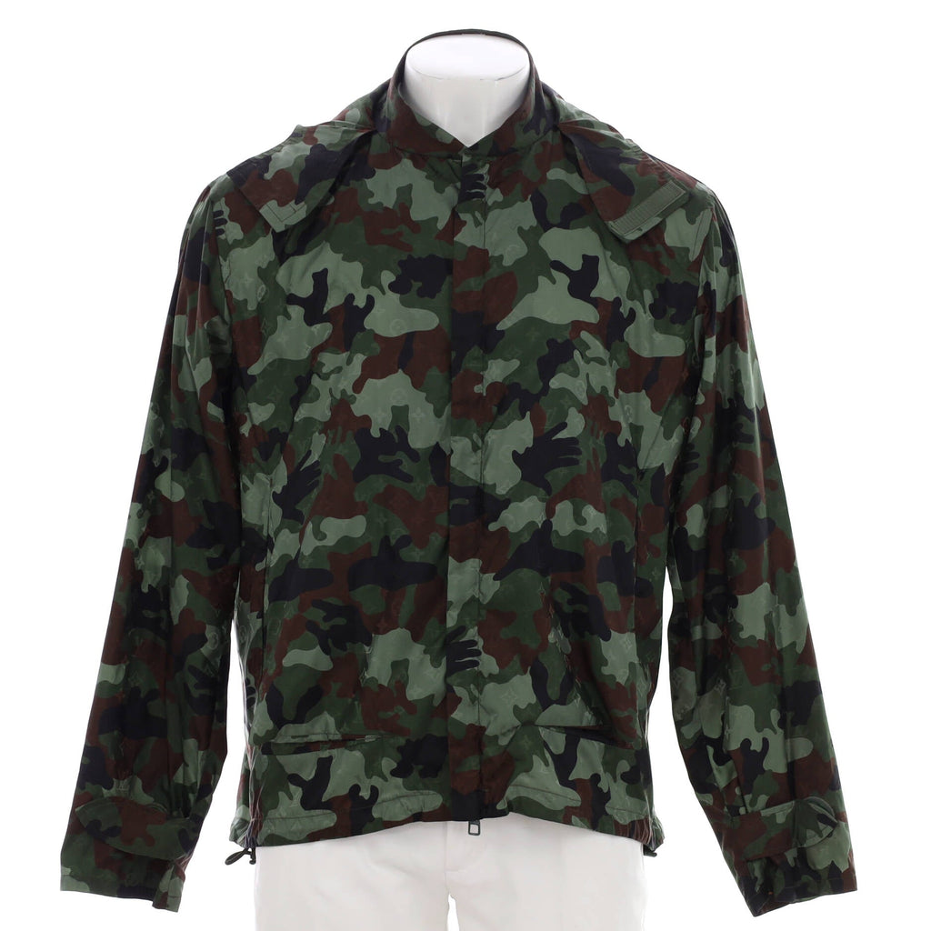 Men's Windbreaker Camouflage Monogram Polyamide