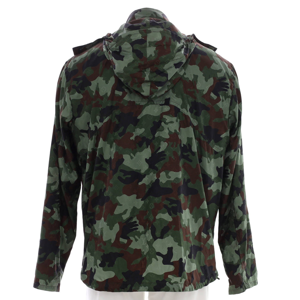 Men's Windbreaker Camouflage Monogram Polyamide