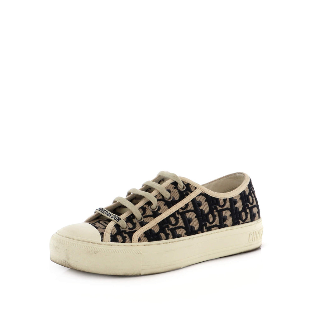 Women's Walk'N'Dior Sneakers Oblique Canvas