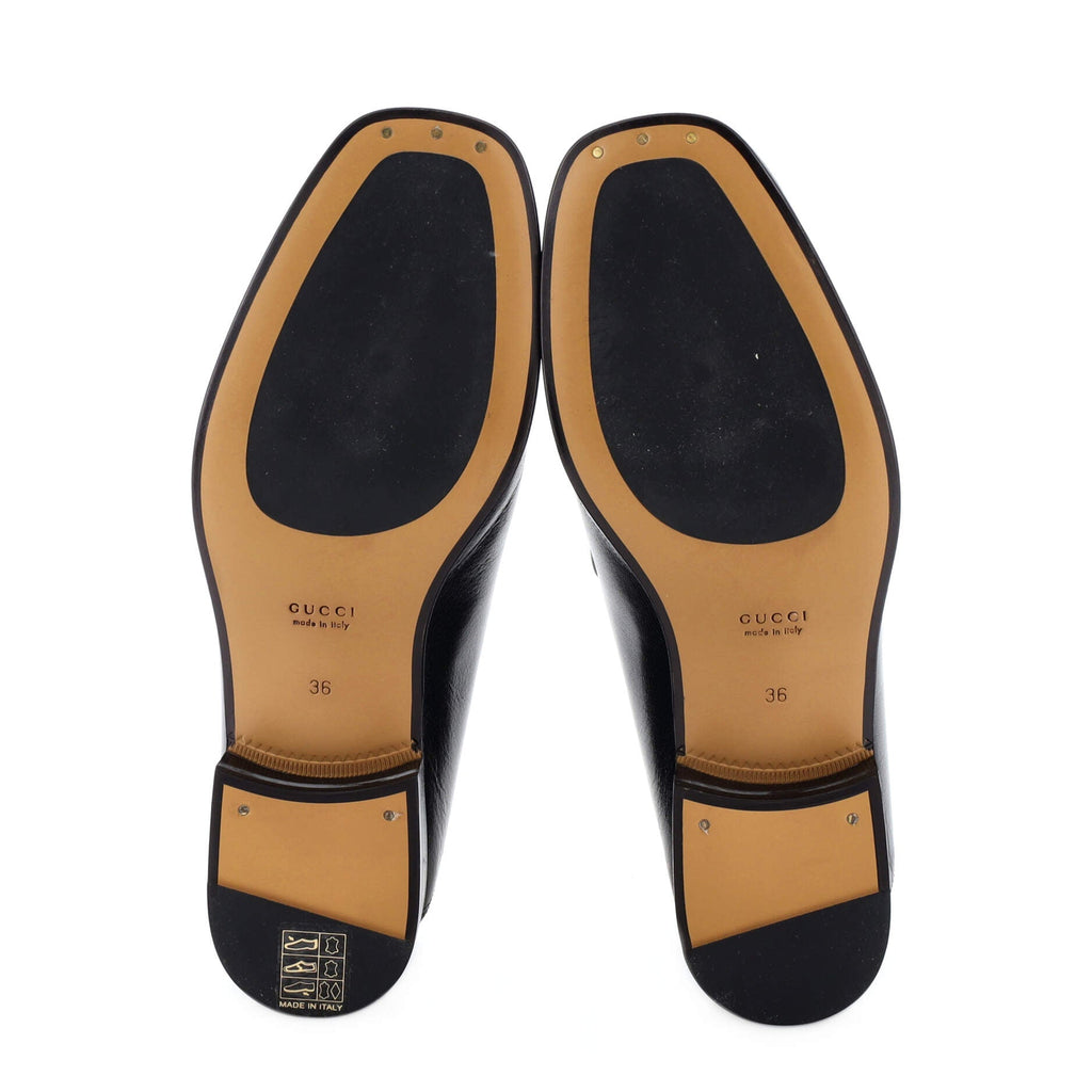 Women's Horsebit Mid-Heel Loafers Leather