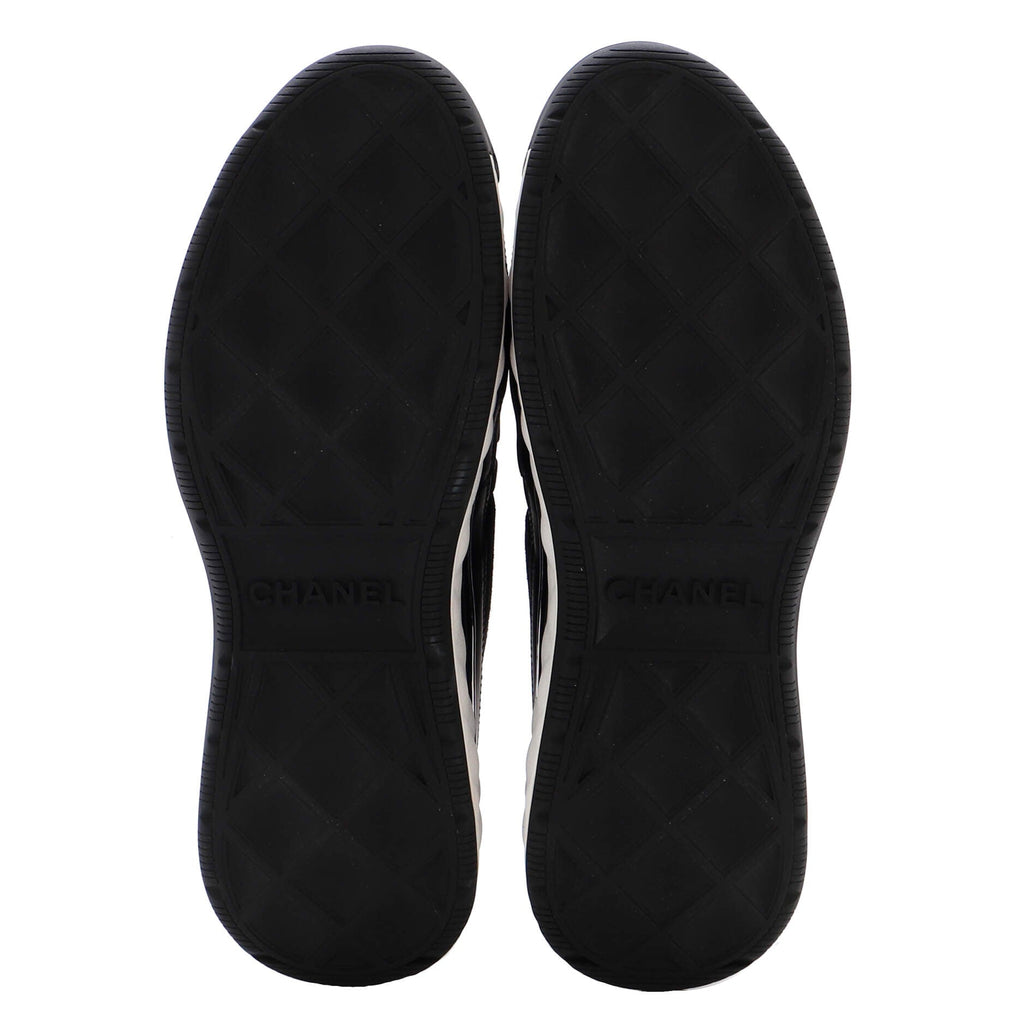 Women's CC Cap Toe Logo Sneakers Suede and Mixed Fibers