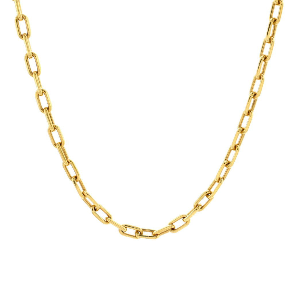 Santos de Cartier Chain Necklace 18K Yellow Gold