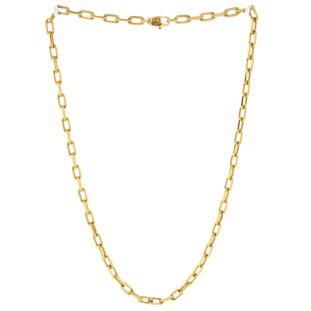 Santos de Cartier Chain Necklace 18K Yellow Gold