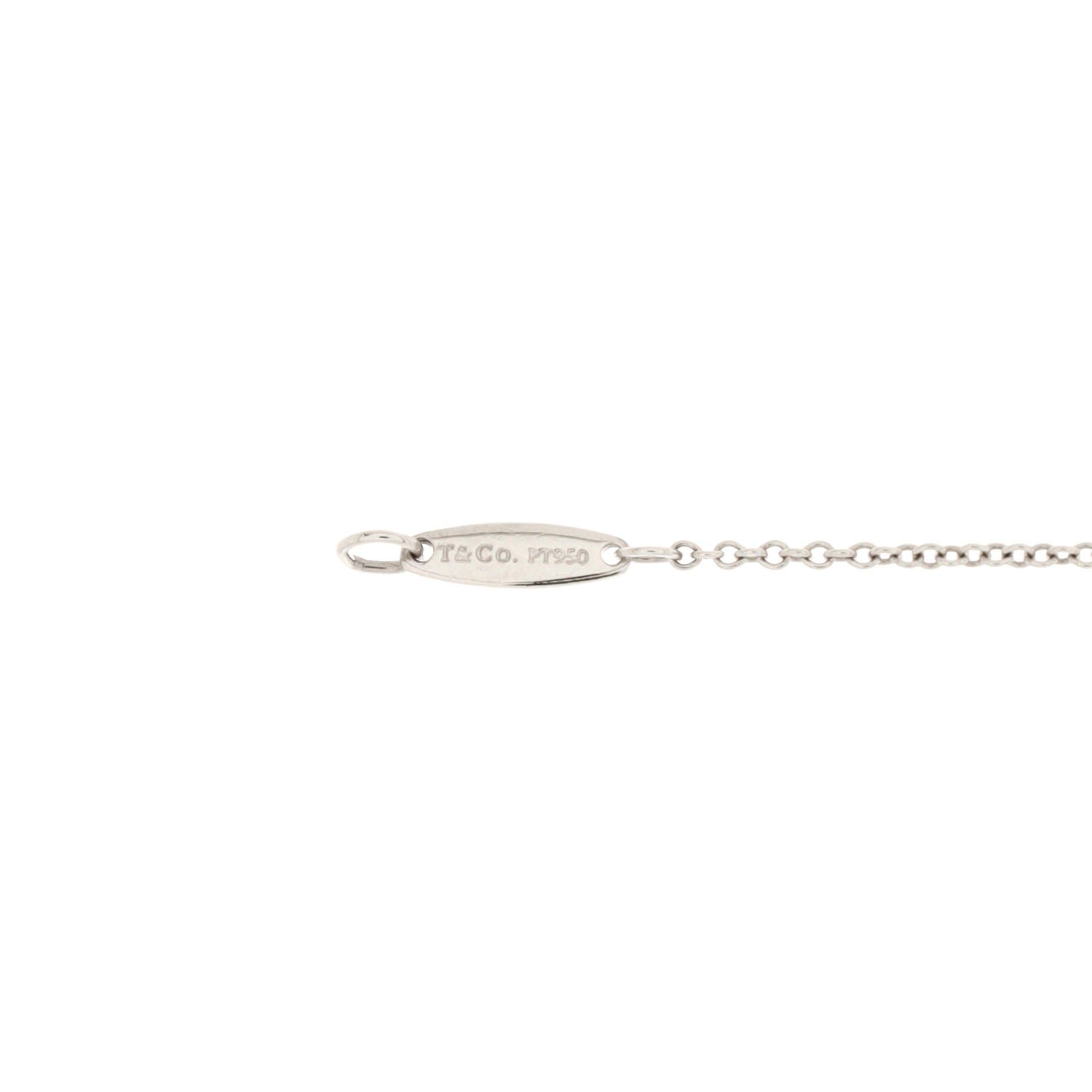 Elsa Peretti Diamonds By The Yard Bracelet Platinum with Diamond .08CT