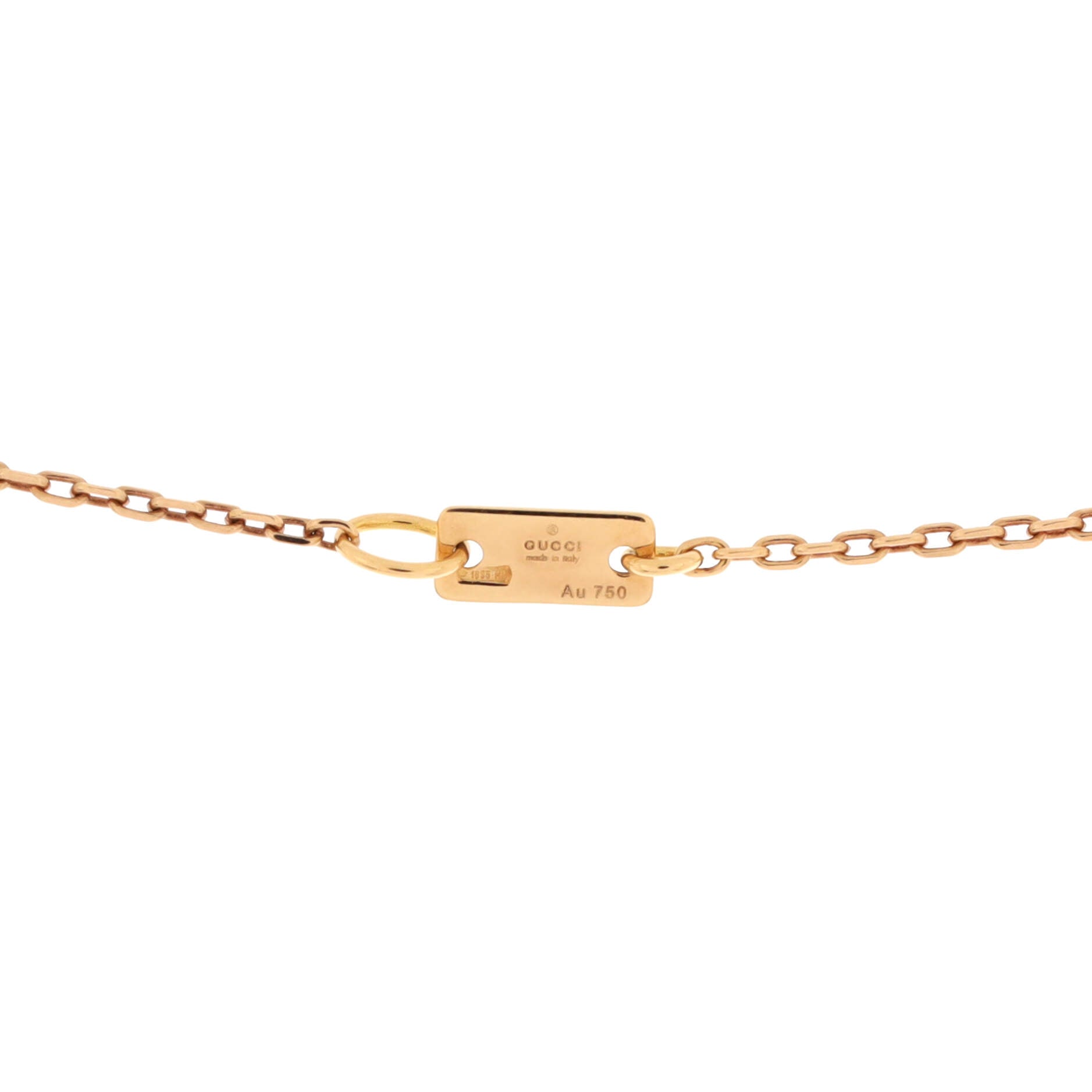 Flower Pendant Necklace 18K Rose Gold with Diamonds