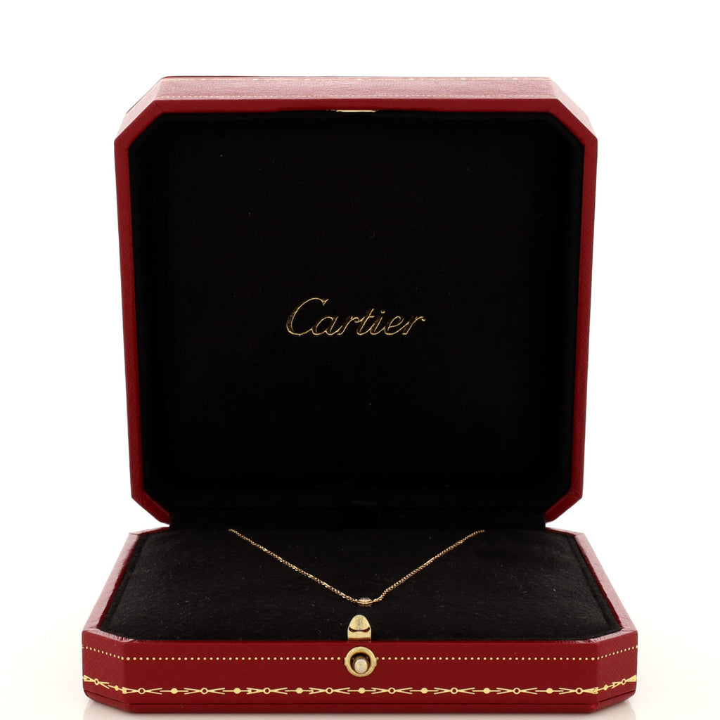 Cartier D'Amour Pendant Necklace 18K Yellow Gold and Diamond XS