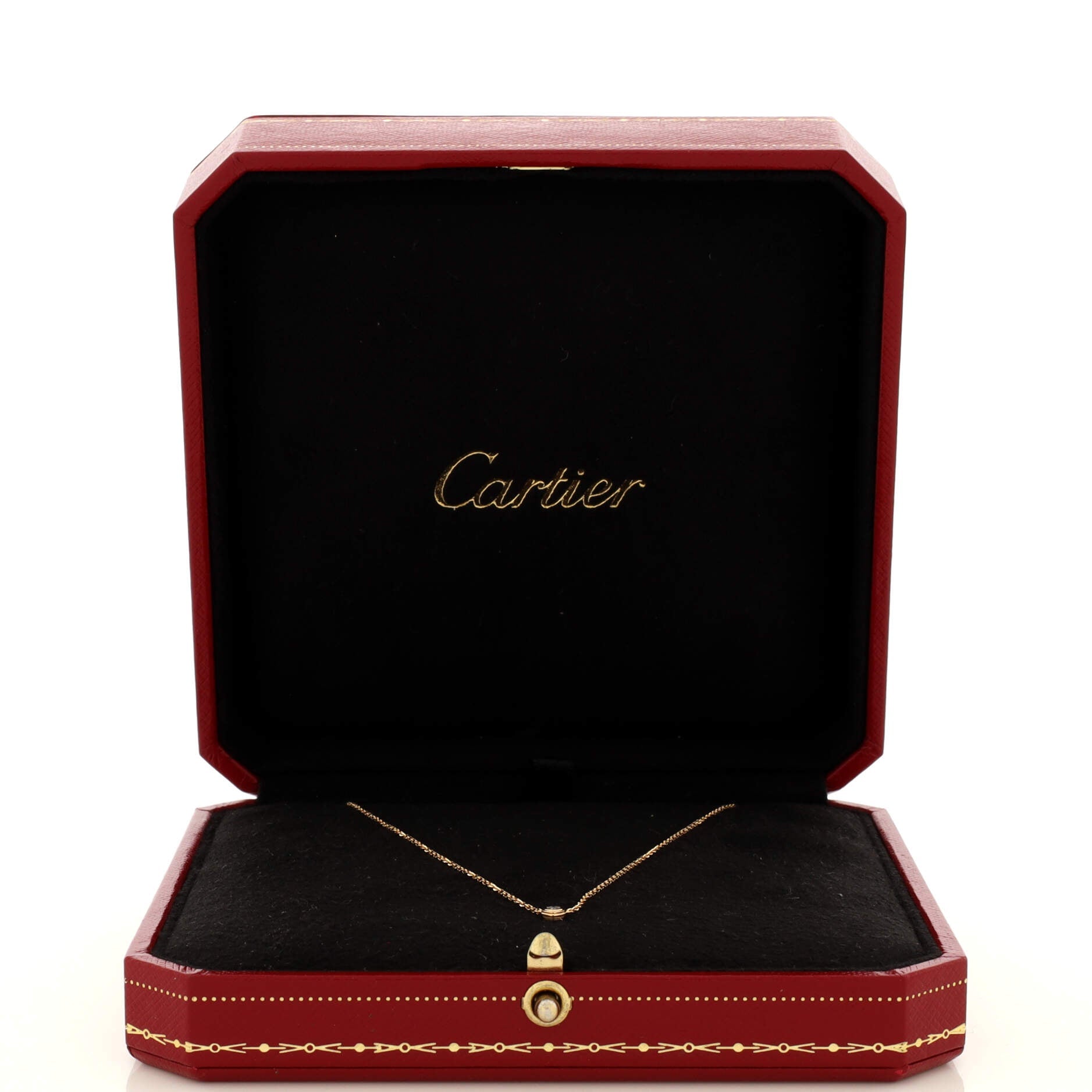 Cartier D'Amour Pendant Necklace 18K Yellow Gold and Diamond XS