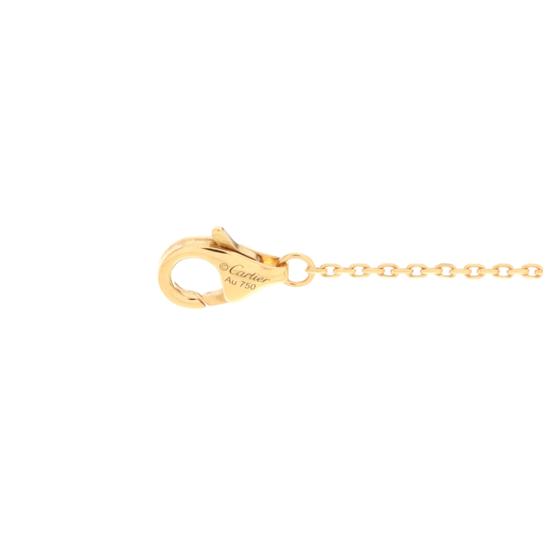 Cartier D'Amour Pendant Necklace 18K Yellow Gold and Diamond XS