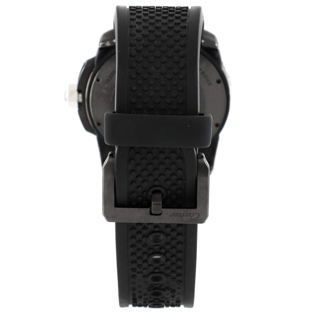 Calibre de Cartier Automatic Watch Stainless Steel and Rubber with Ceramic 42