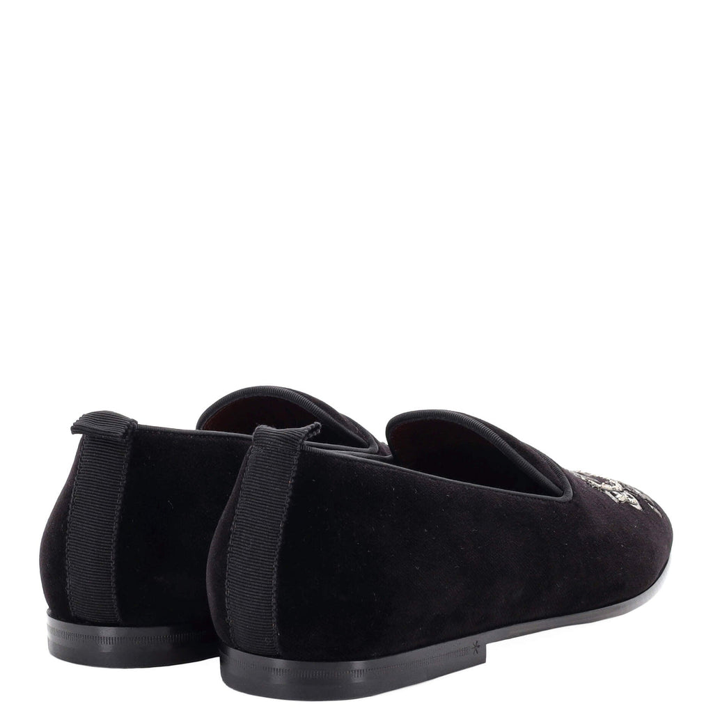 Men's Leonardo Slippers Embroidered Velvet