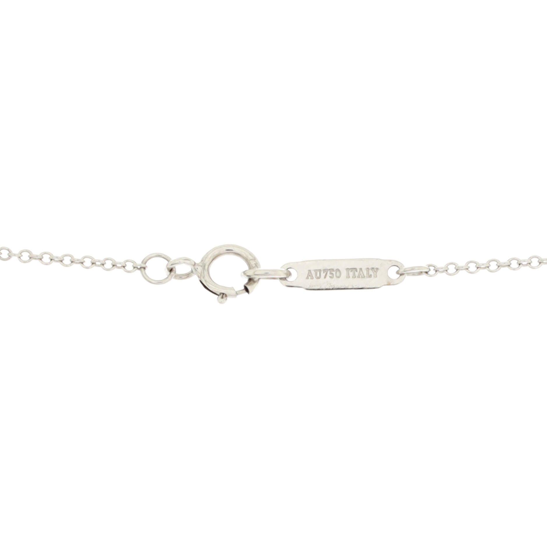 Atlas Open Medallion Pendant Necklace 18K White Gold with Pave Diamonds Large