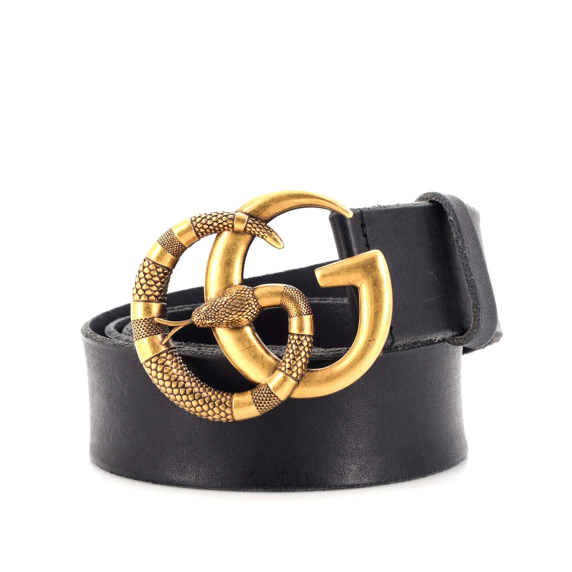 Snake Marmont Belt Leather Wide 85