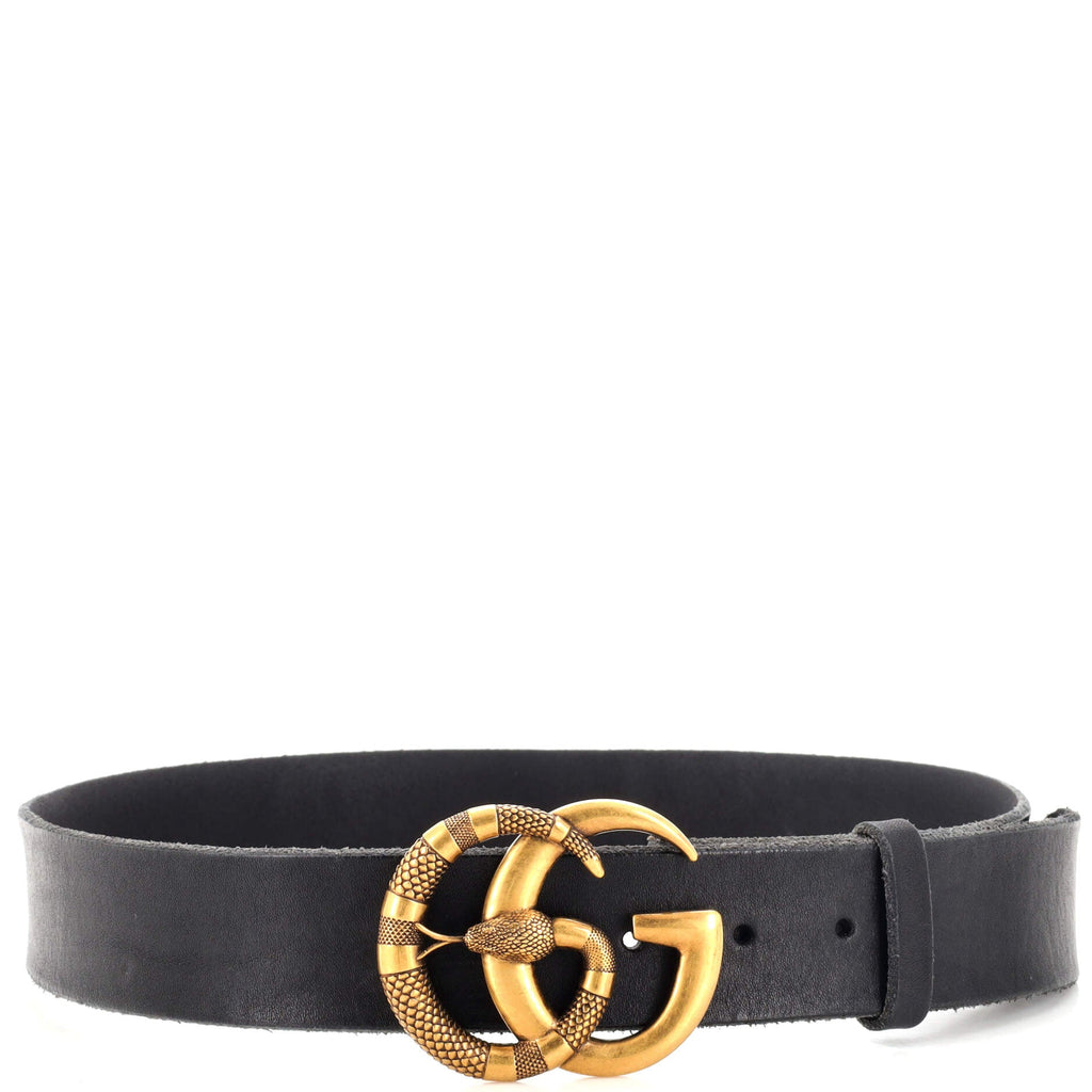Snake Marmont Belt Leather Wide 85