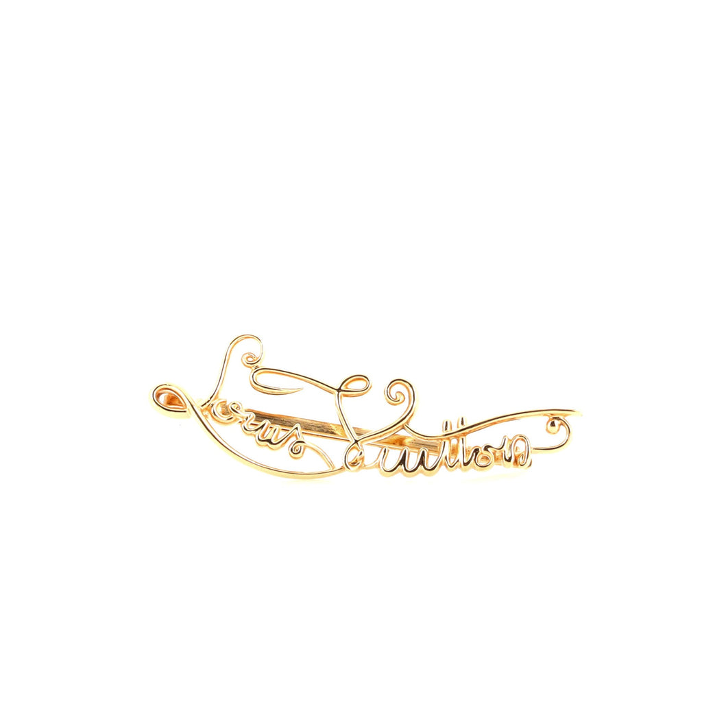 My LV Affair Hair Clip Barrette Metal