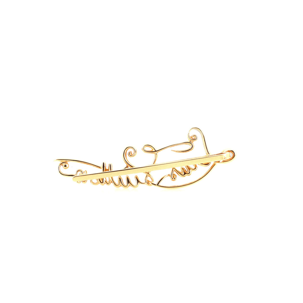 My LV Affair Hair Clip Barrette Metal