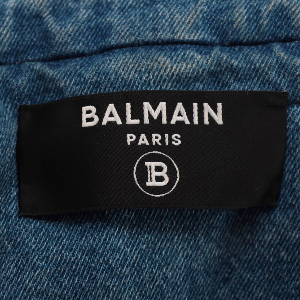 Women's Double Breasted Blazer Denim