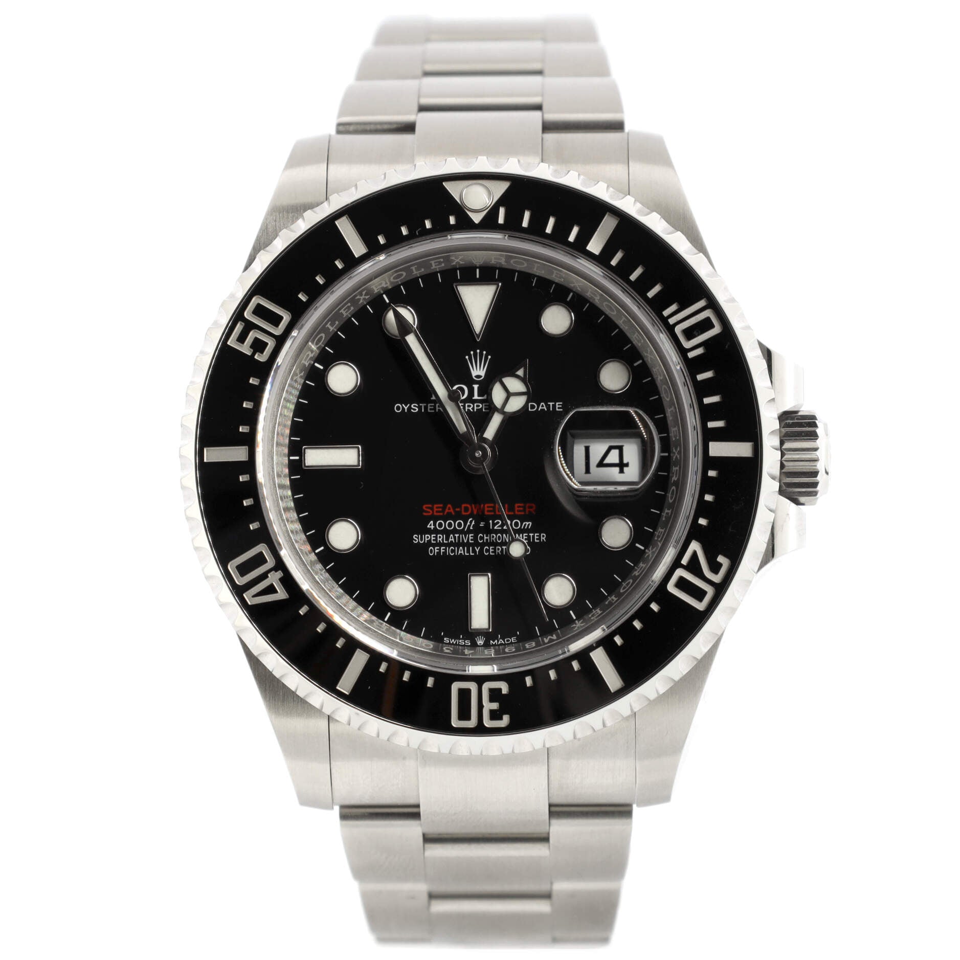 Oyster Perpetual Sea-Dweller Automatic Watch Stainless Steel and Cerachrom 43