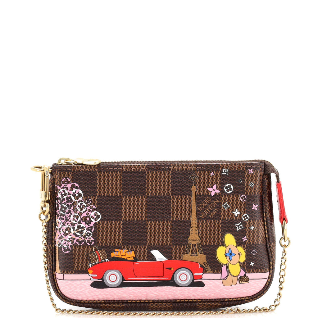 Pochette Accessoires Limited Edition Vivienne Xmas Damier Mini