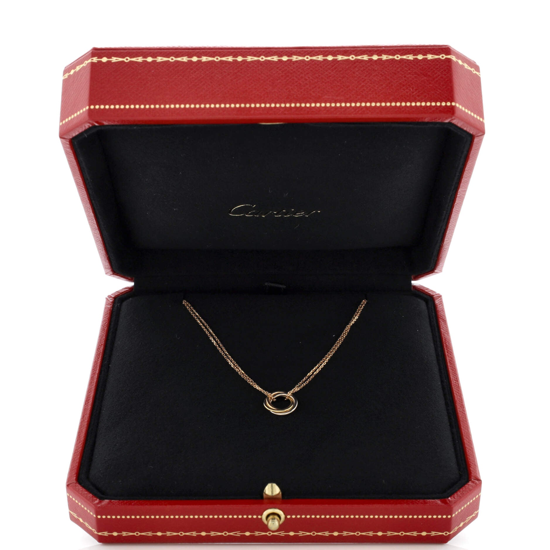 Trinity Choker Necklace 18K Tricolor Gold