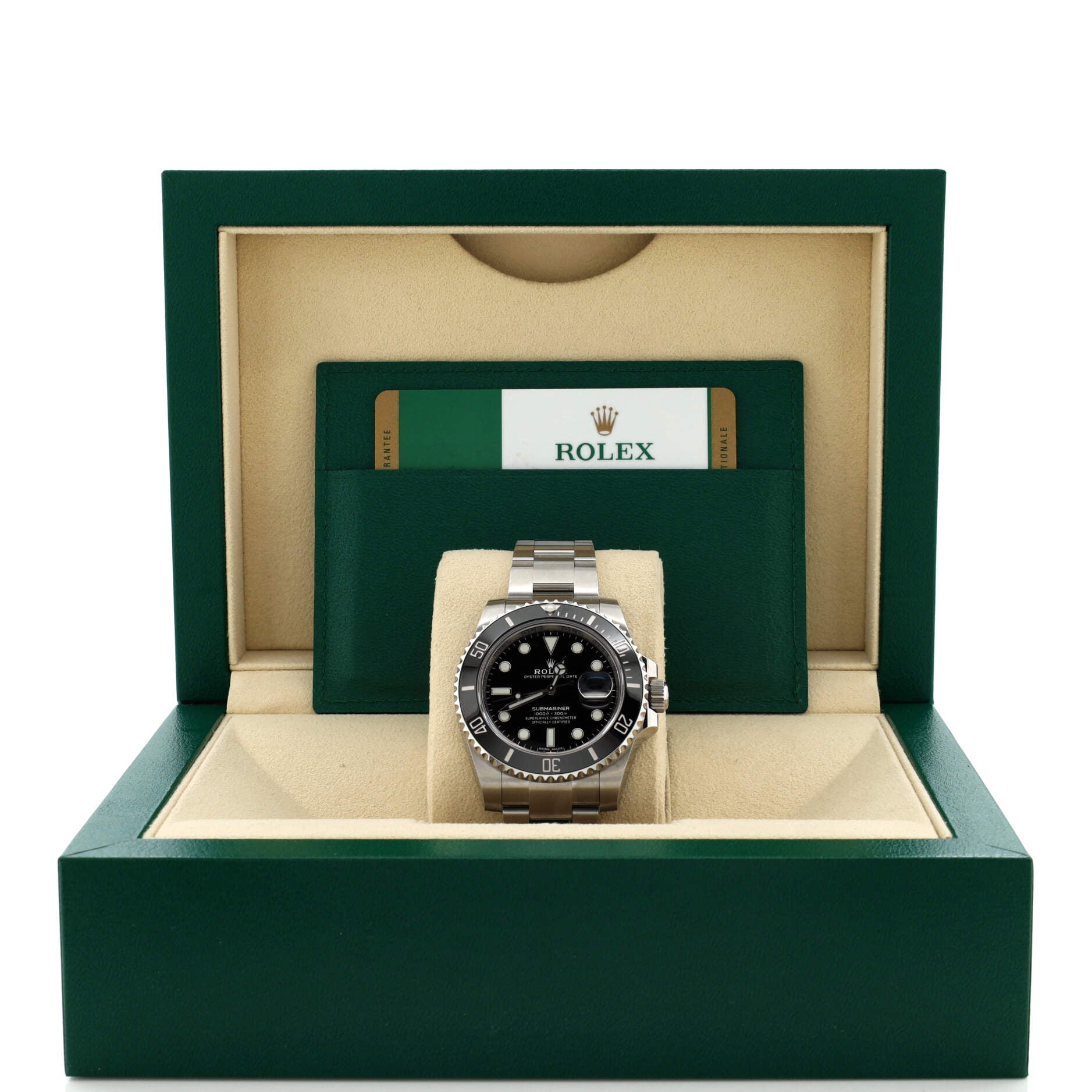 Oyster Perpetual Submariner Date Automatic Watch Stainless Steel and Cerachrom 40