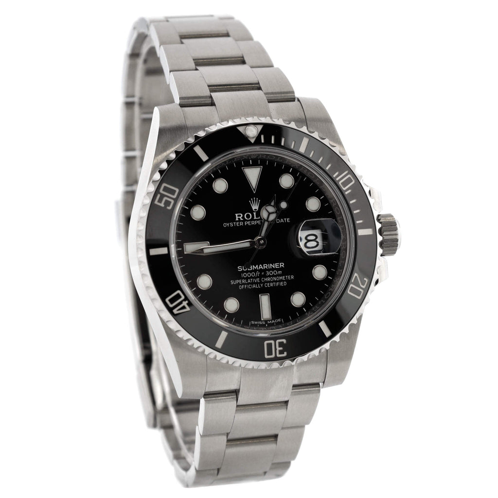 Oyster Perpetual Submariner Date Automatic Watch Stainless Steel and Cerachrom 40