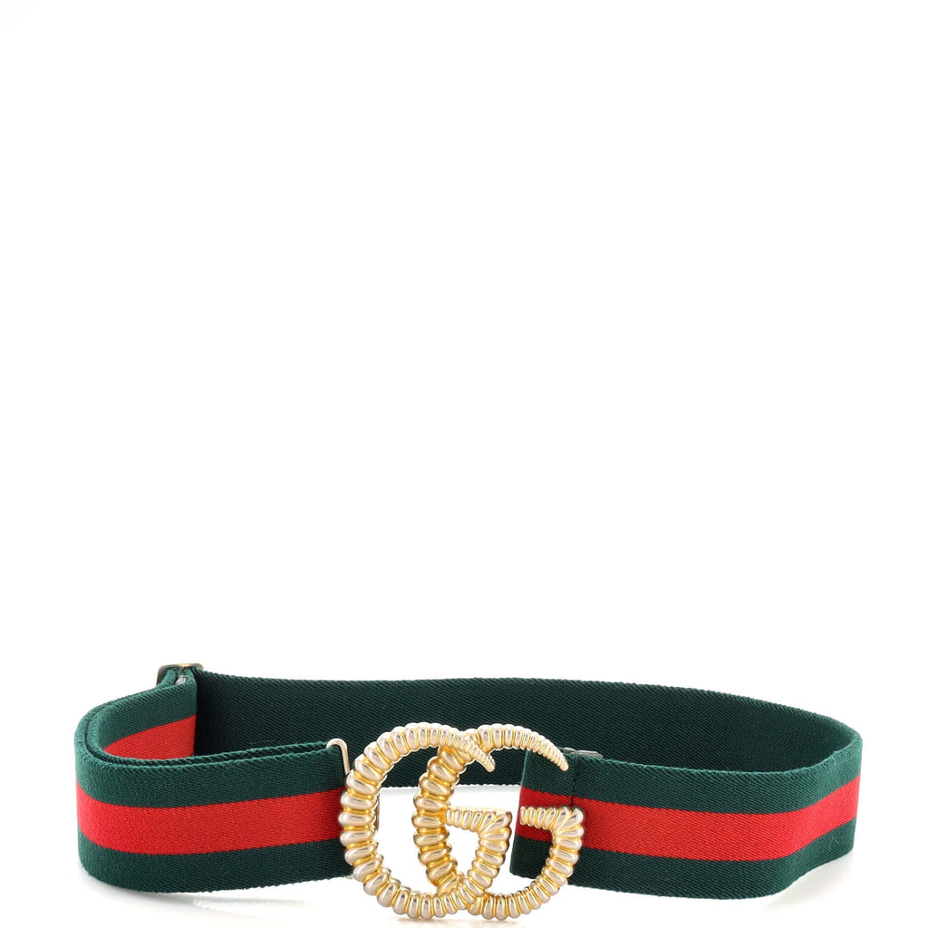 GG Torchon Web Belt Canvas Wide 95