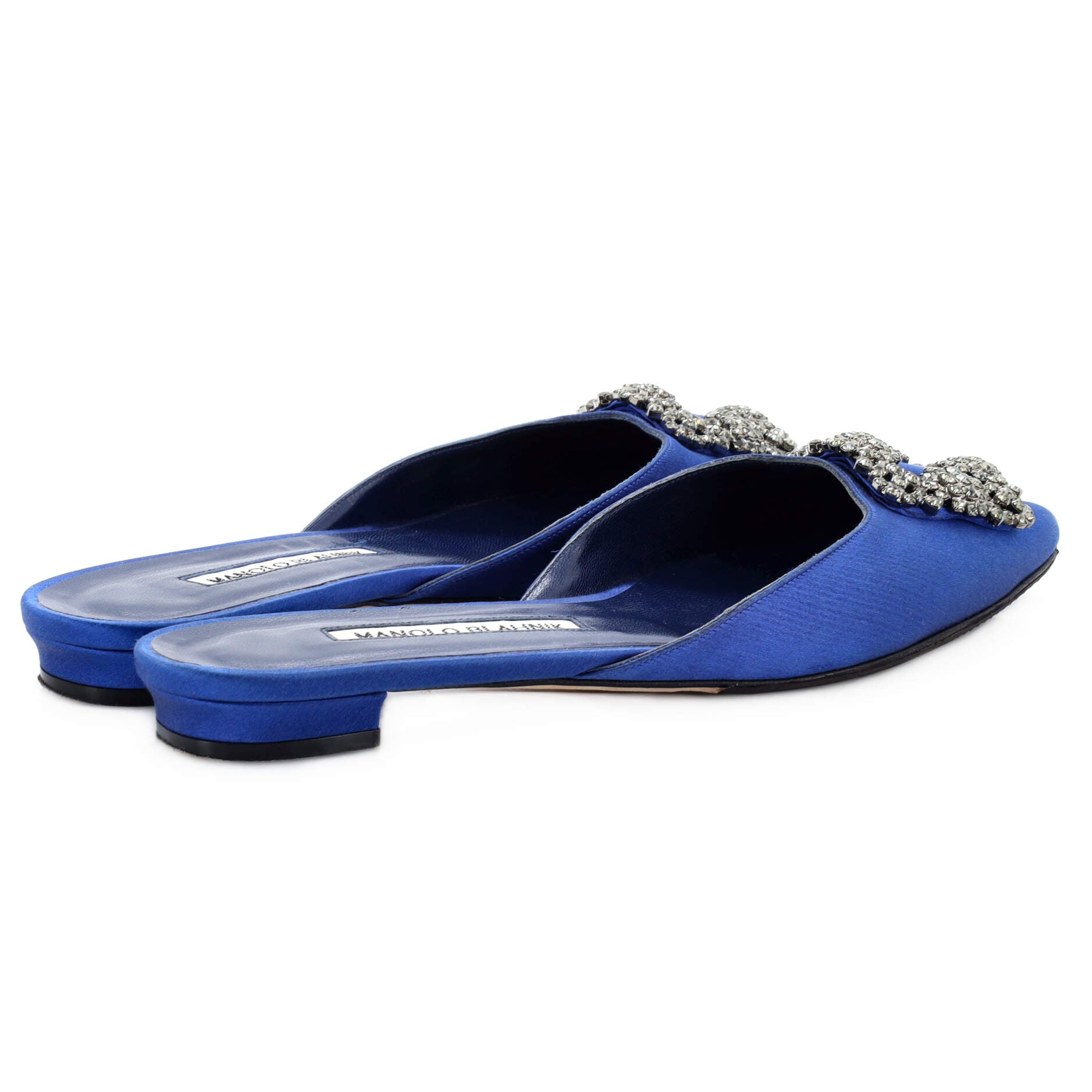 Women's Hangisi Flat Mules Satin