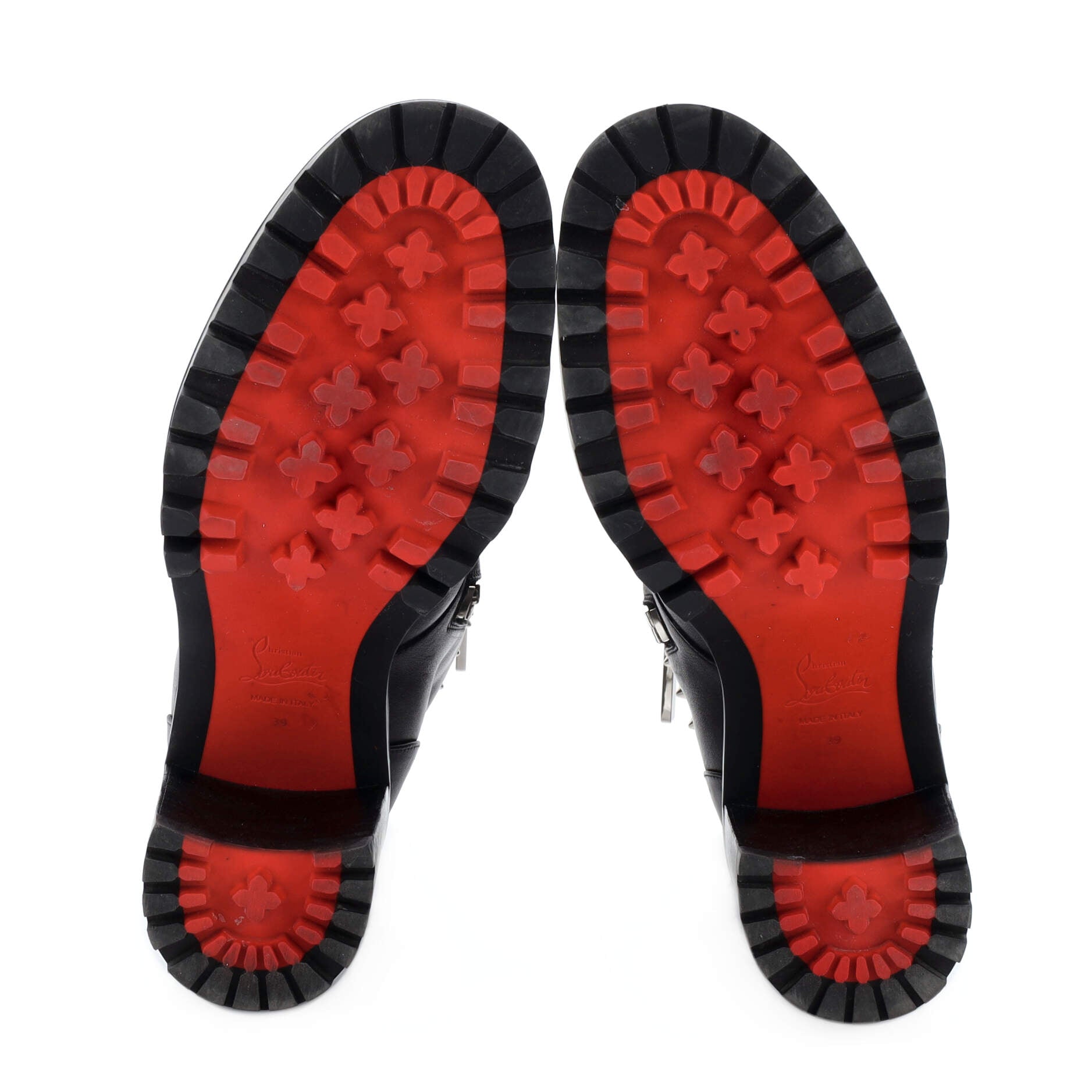 Women's Winter Spikes Heeled Boots Leather 70
