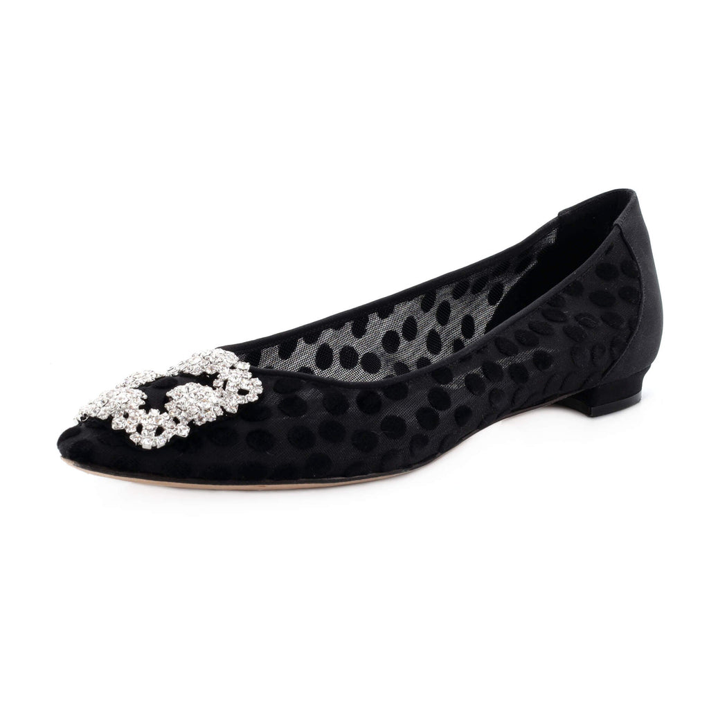 Women's Hangisi Flats Embroidered Satin