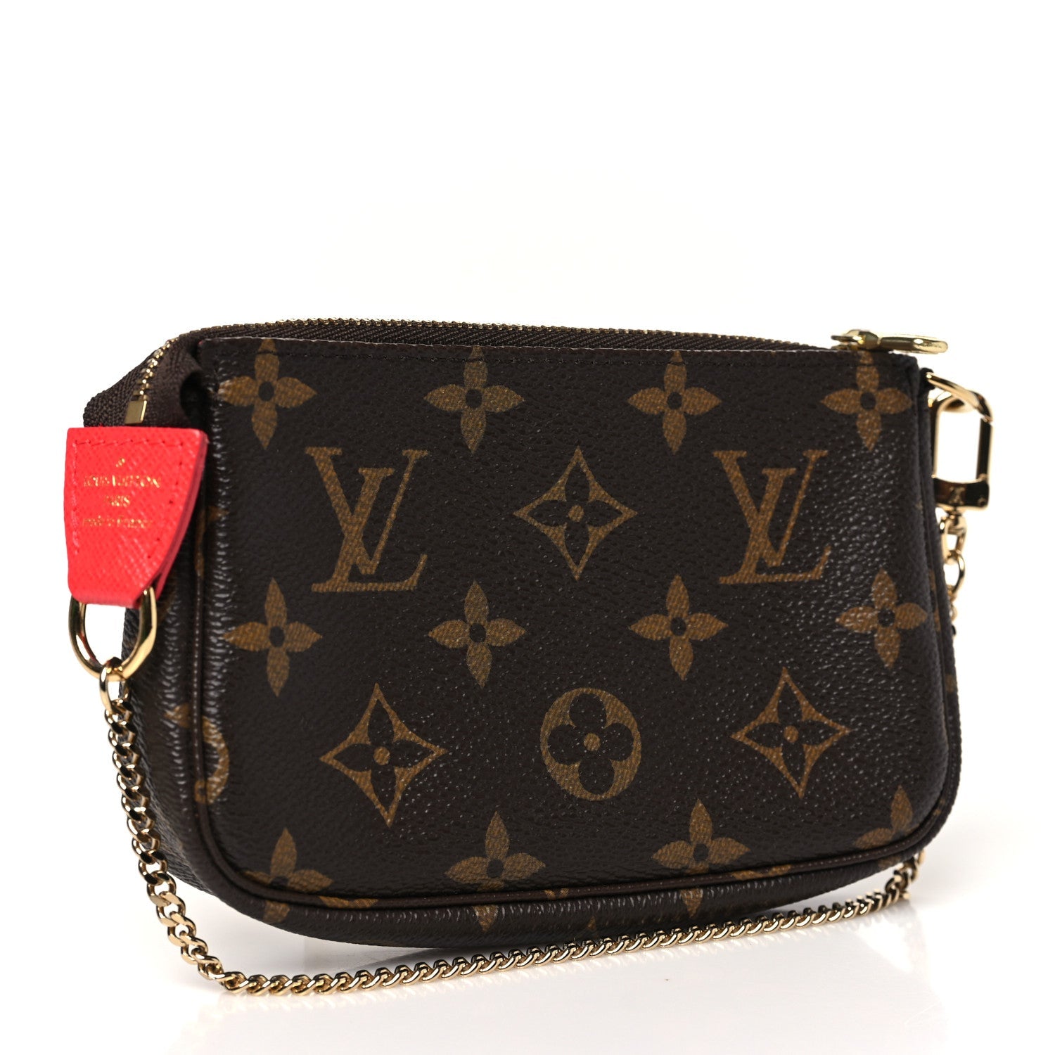 Monogram 2022 Christmas Animation Mini Pochette Accessories Red