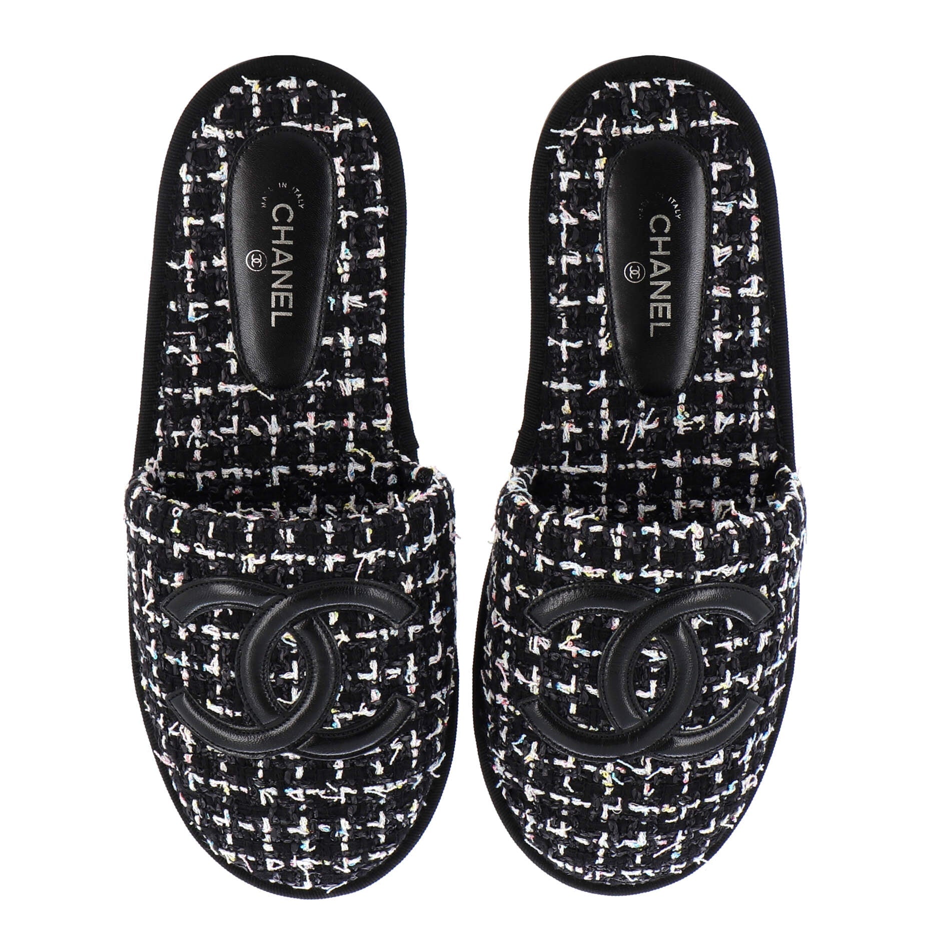 Women's CC Mules Tweed