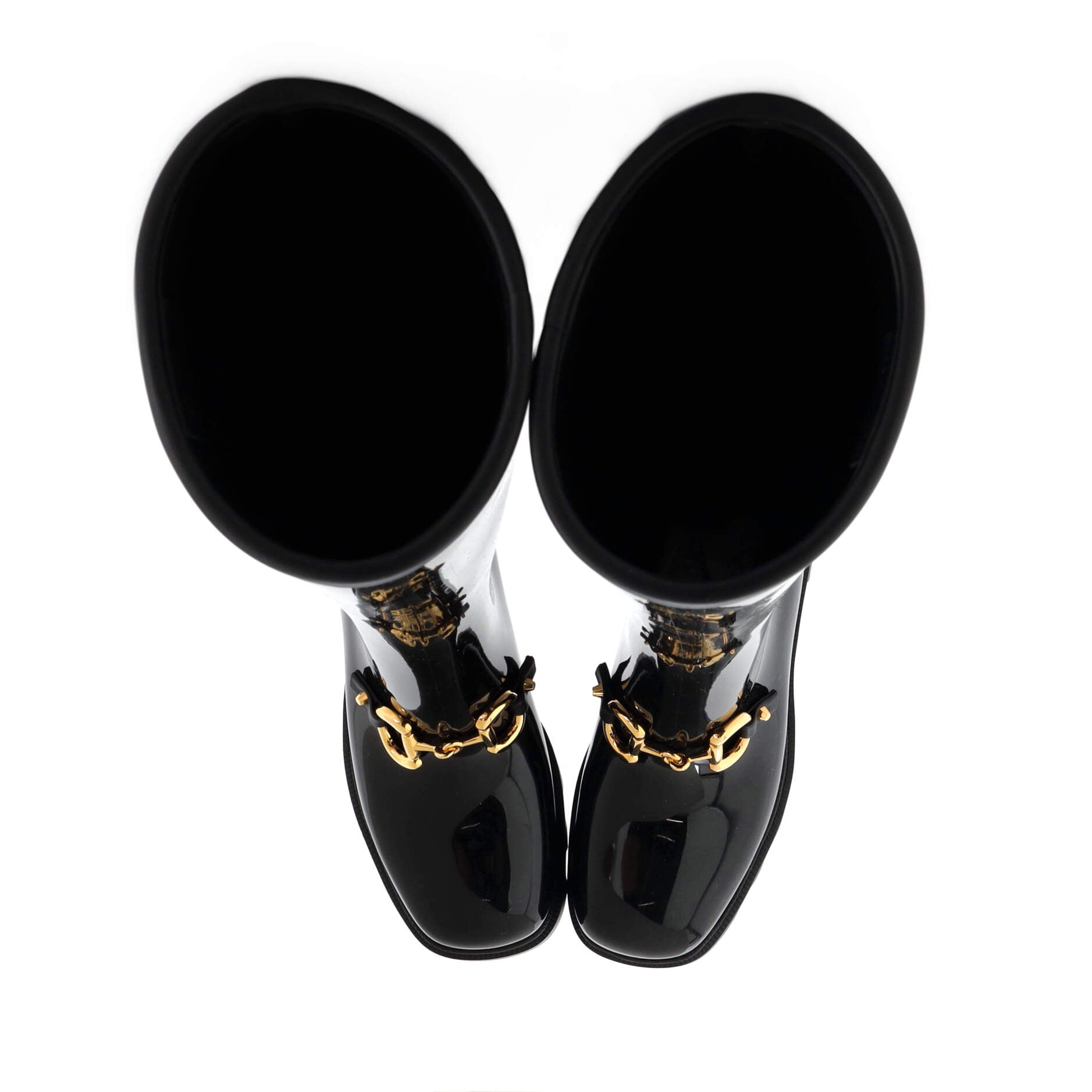 Women's Horsebit Knee High Boots (Outlet) Rubber