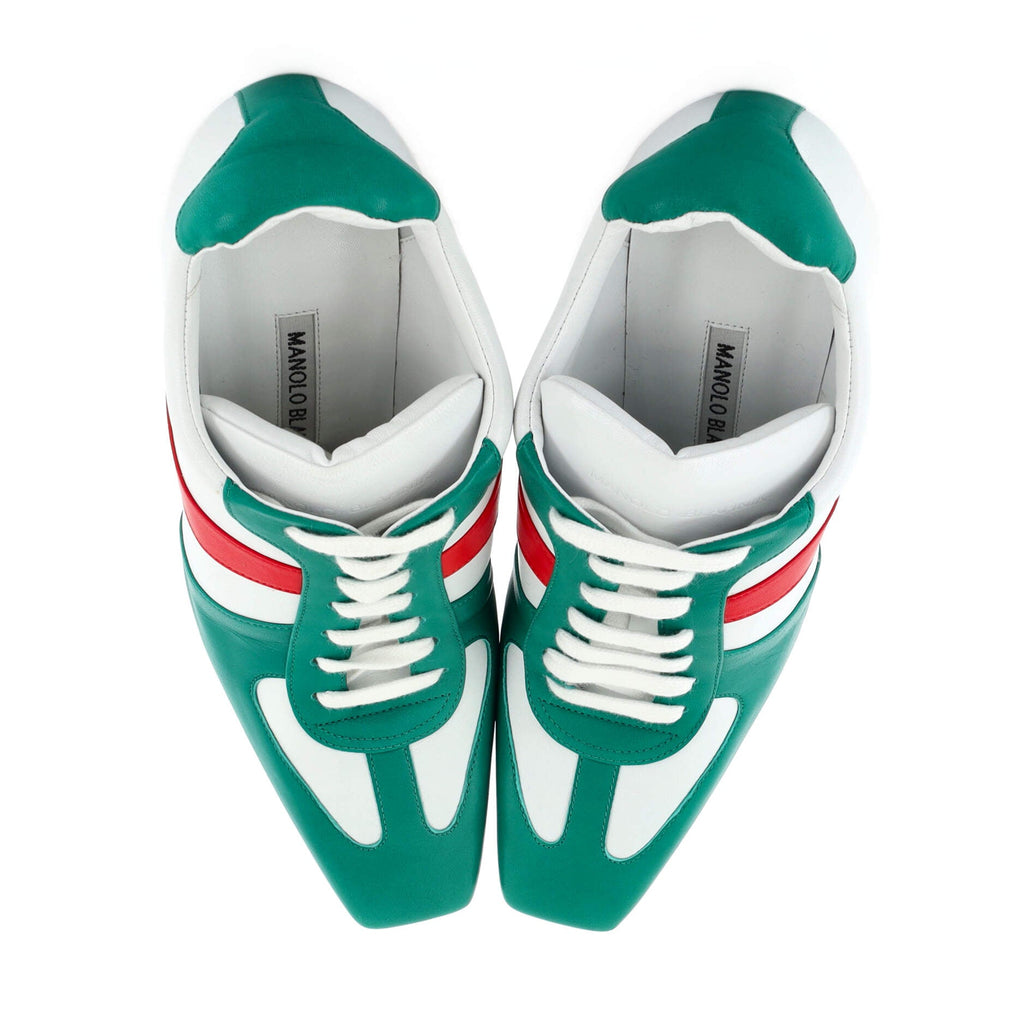 Women's Bandiera Sneaker Pumps Leather 90