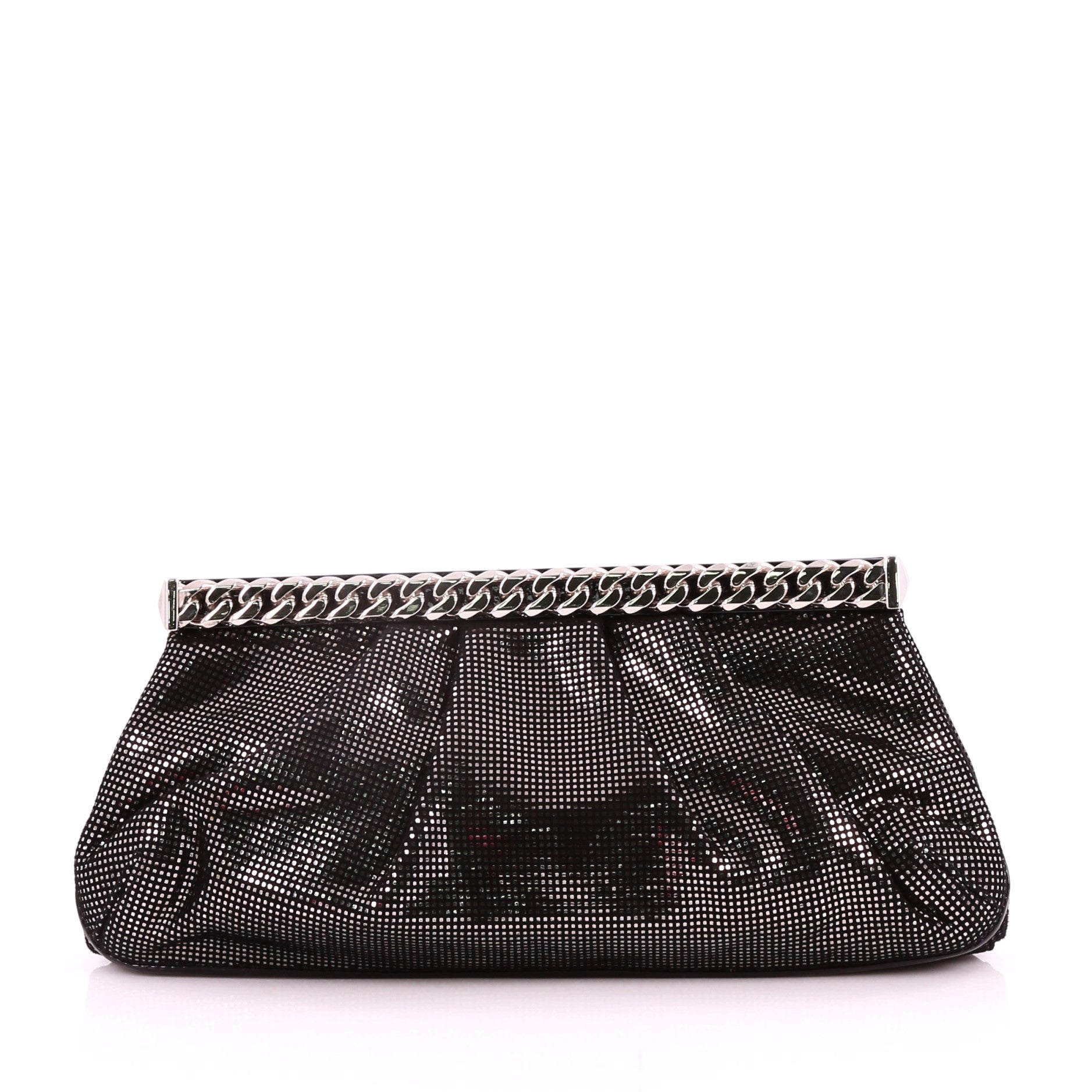 Kathena Clutch Metallic Leather Small