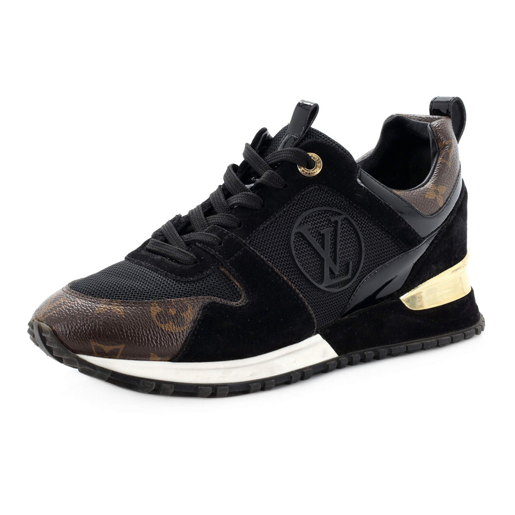 Women's Run Away Sneakers Mesh with Monogram Canvas and Suede