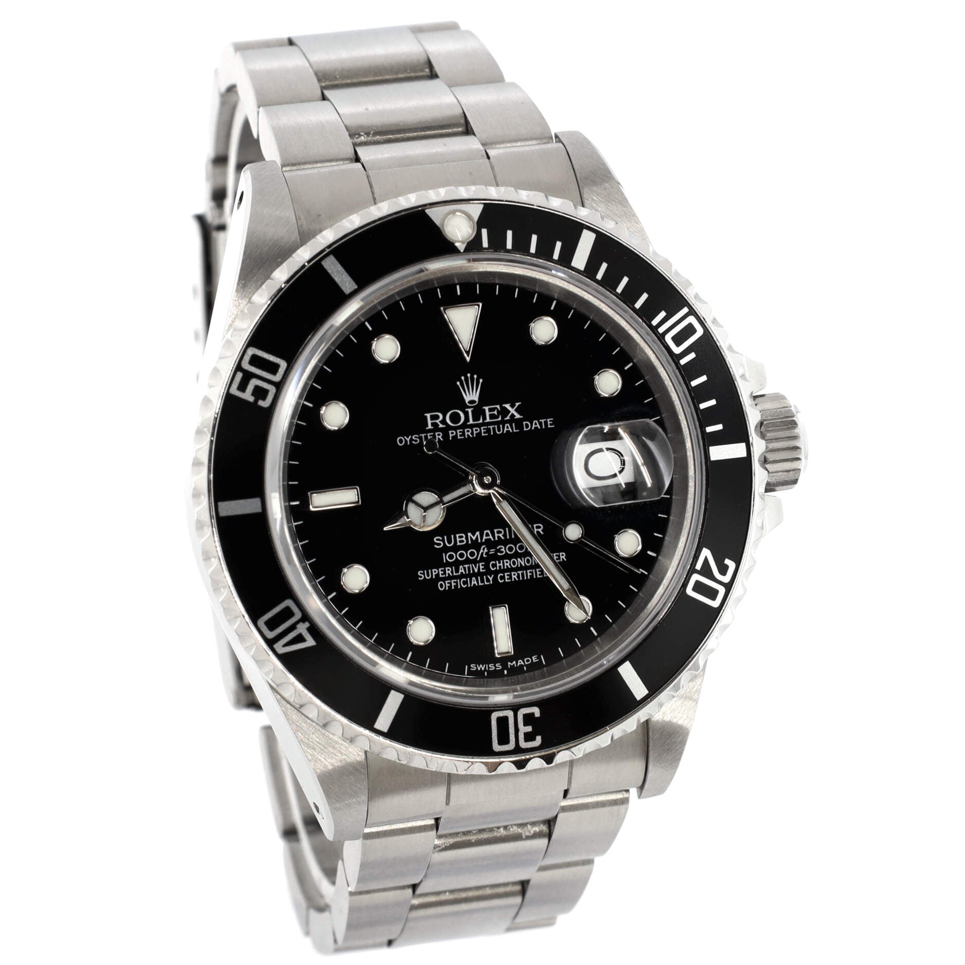 Oyster Perpetual Submariner Date Automatic Watch Stainless Steel 40