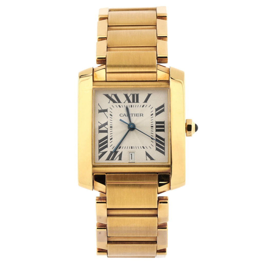 Tank Francaise Automatic Watch Yellow Gold 28