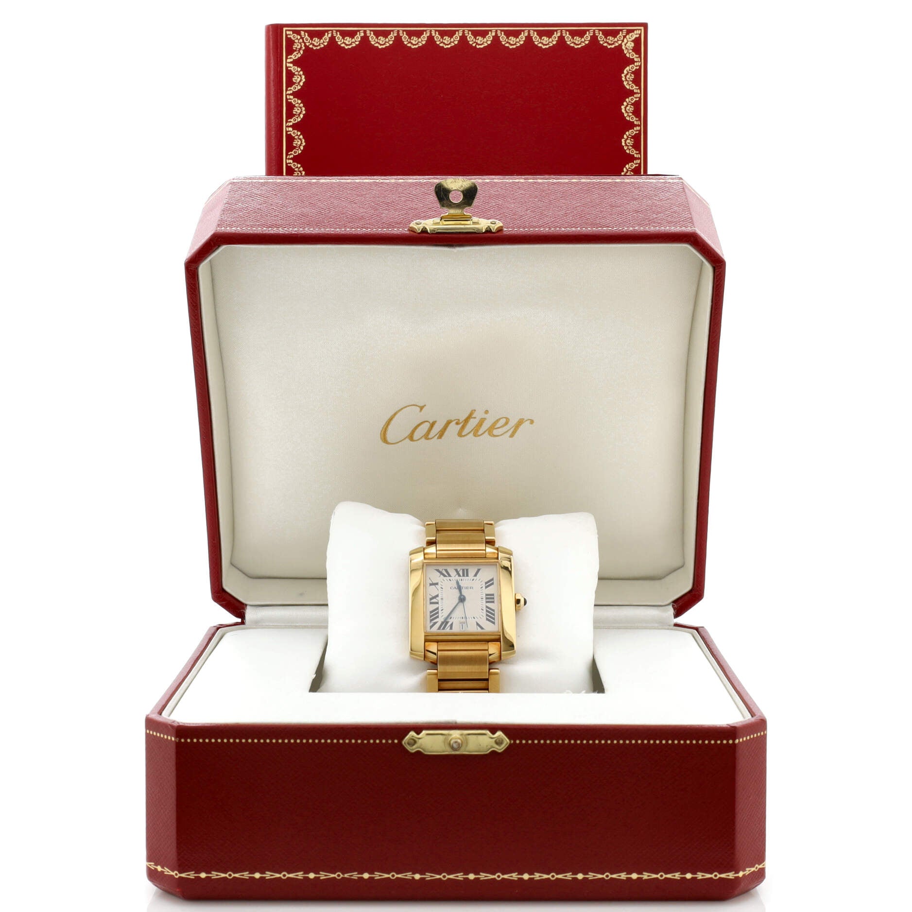Tank Francaise Automatic Watch Yellow Gold 28