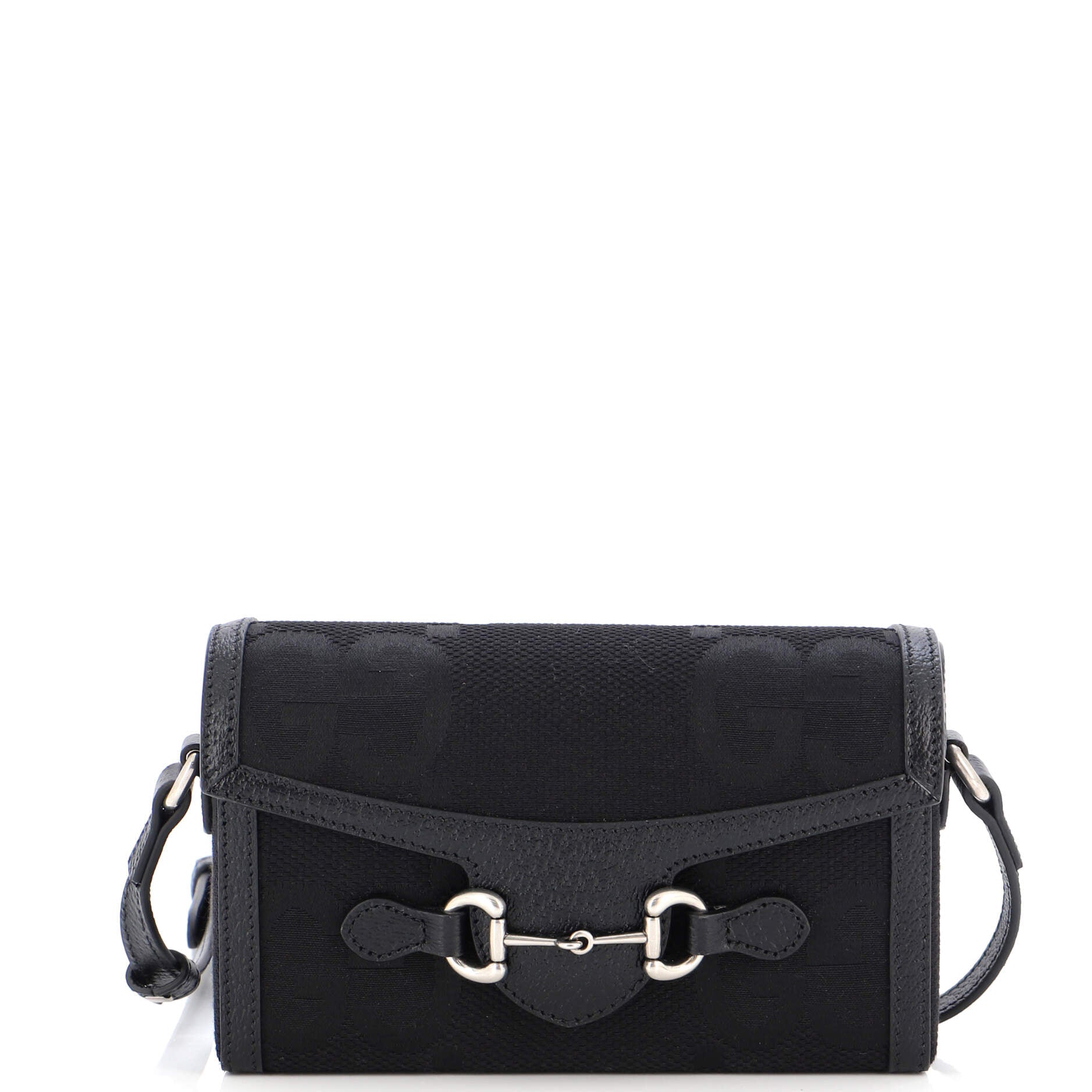 Horsebit 1955 Flap Crossbody Bag Jumbo GG Canvas Mini