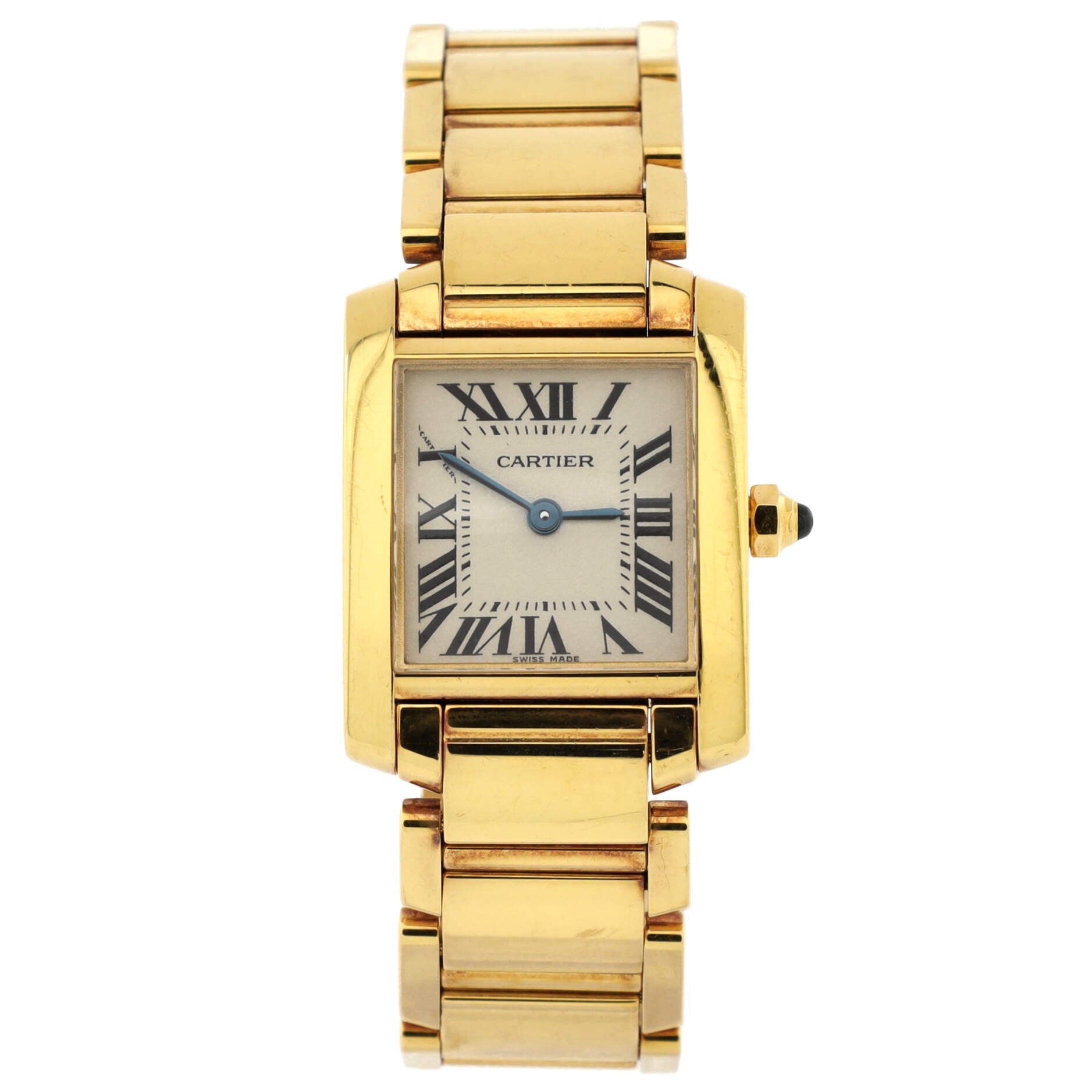 Tank Francaise Quartz Watch Yellow Gold 20