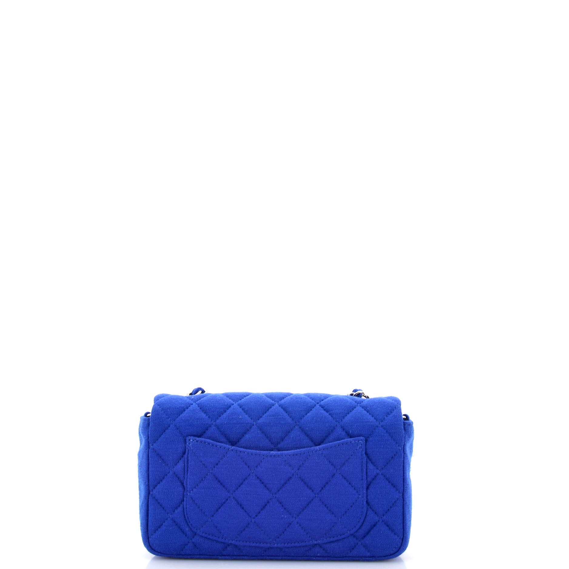 Classic Single Flap Bag Quilted Jersey Mini