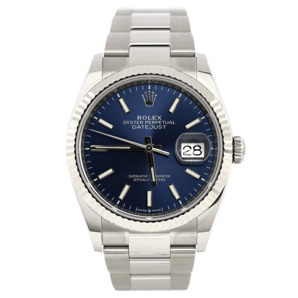 Oyster Perpetual Datejust Automatic Watch Stainless Steel and White Gold 36
