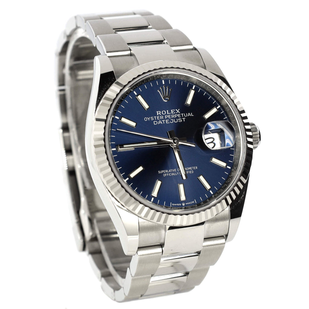 Oyster Perpetual Datejust Automatic Watch Stainless Steel and White Gold 36