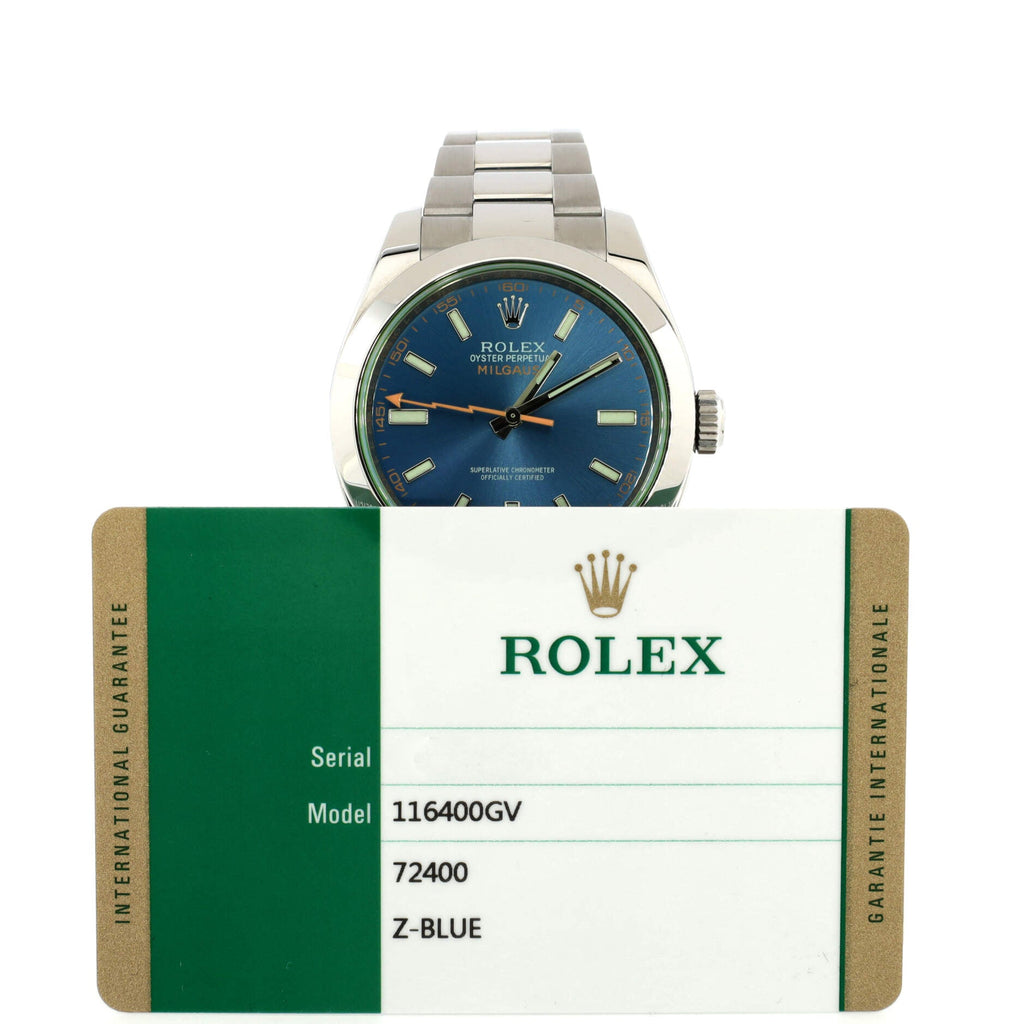 Oyster Perpetual Milgauss Automatic Watch Stainless Steel 40
