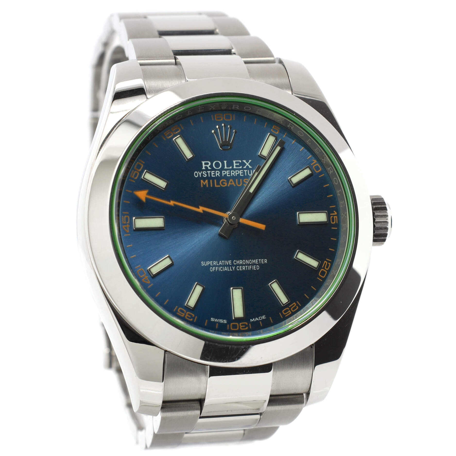 Oyster Perpetual Milgauss Automatic Watch Stainless Steel 40